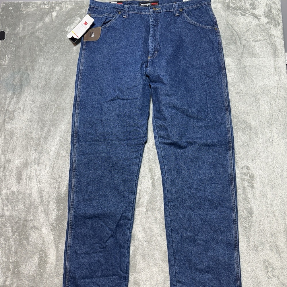 NWT Wrangler RIGGS Workwear Men's Size 40x34 Thinsulate Lined Blue Denim Jeans